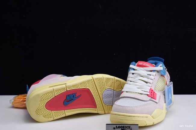 1st Kicks Shoes Retro 4 Ice Union Jordan Air Guava DC9533-800 0724